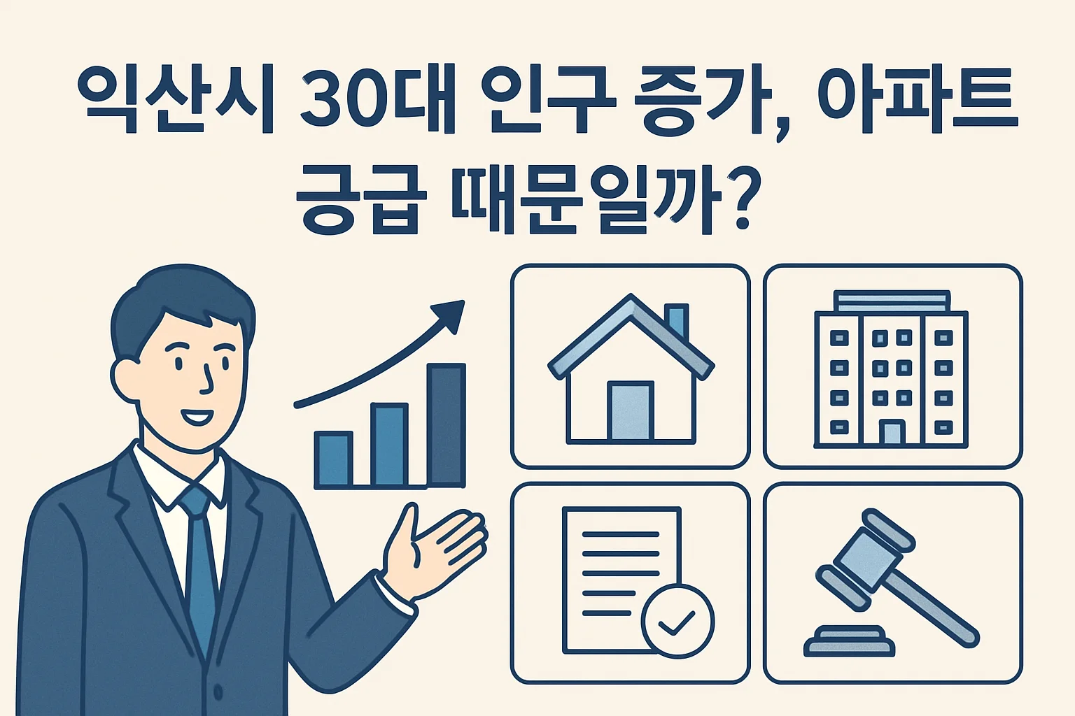 인구 이동과 주택 공급 비교 방법을 설명하는 이미지