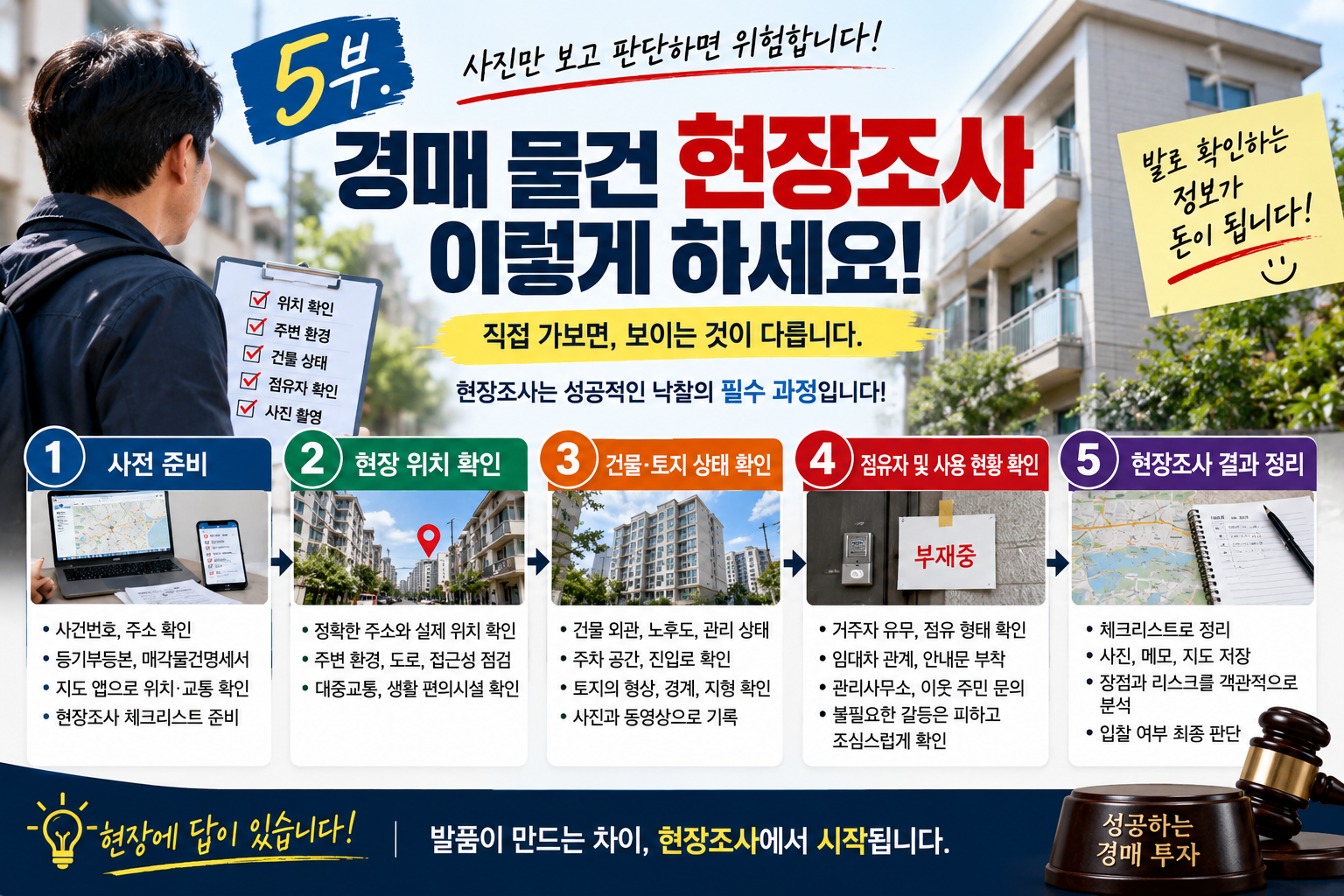부동산 경매 물건 현장조사 5단계