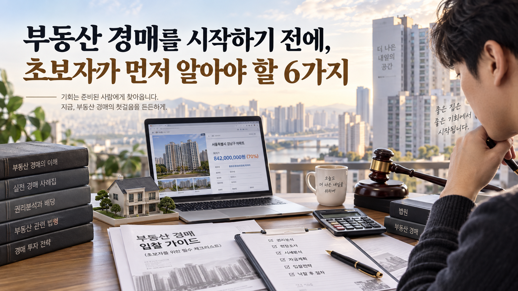부동산 경매를 시작하기 전에, 초보자가 먼저 알아야 할 6가지 본문 대표 이미지